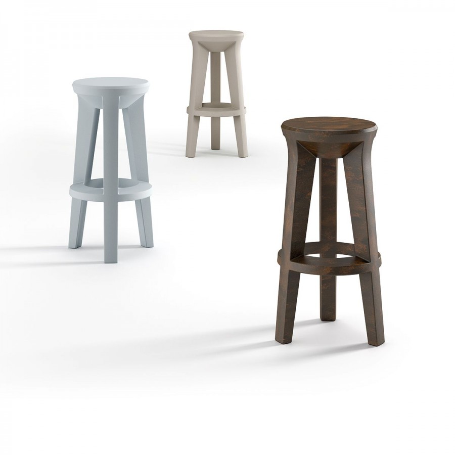 Scaun bar din polietilena Plust Frozen Stool